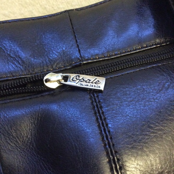 Vintage 70’s Opale Italian Design leather bag - Picture 5 of 9